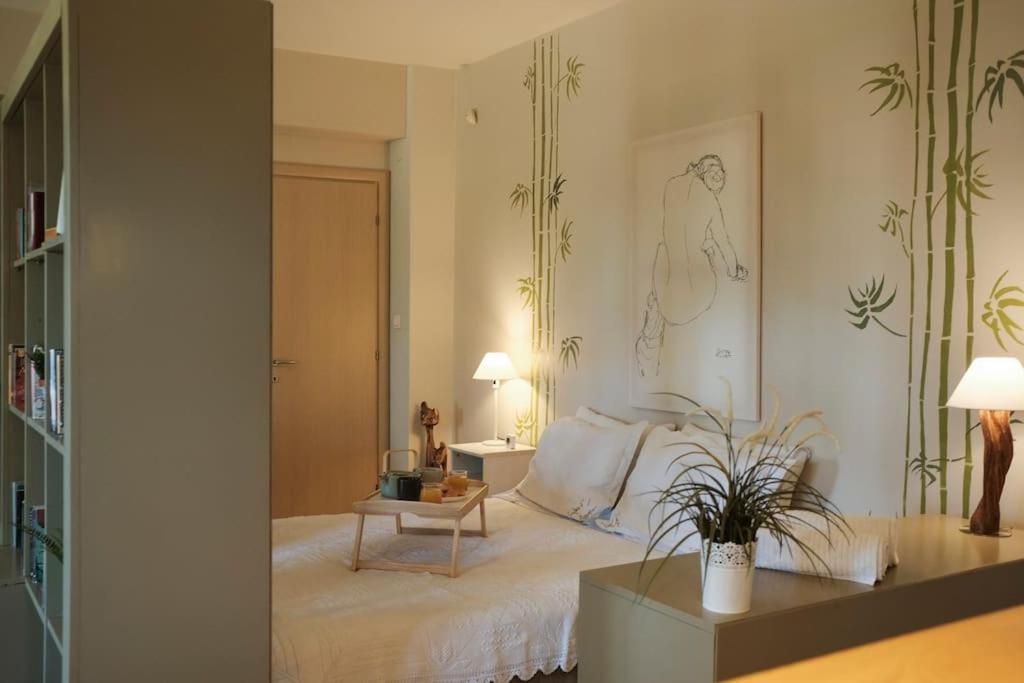 Apartment With Garden In Thessaloniki. Luaran gambar