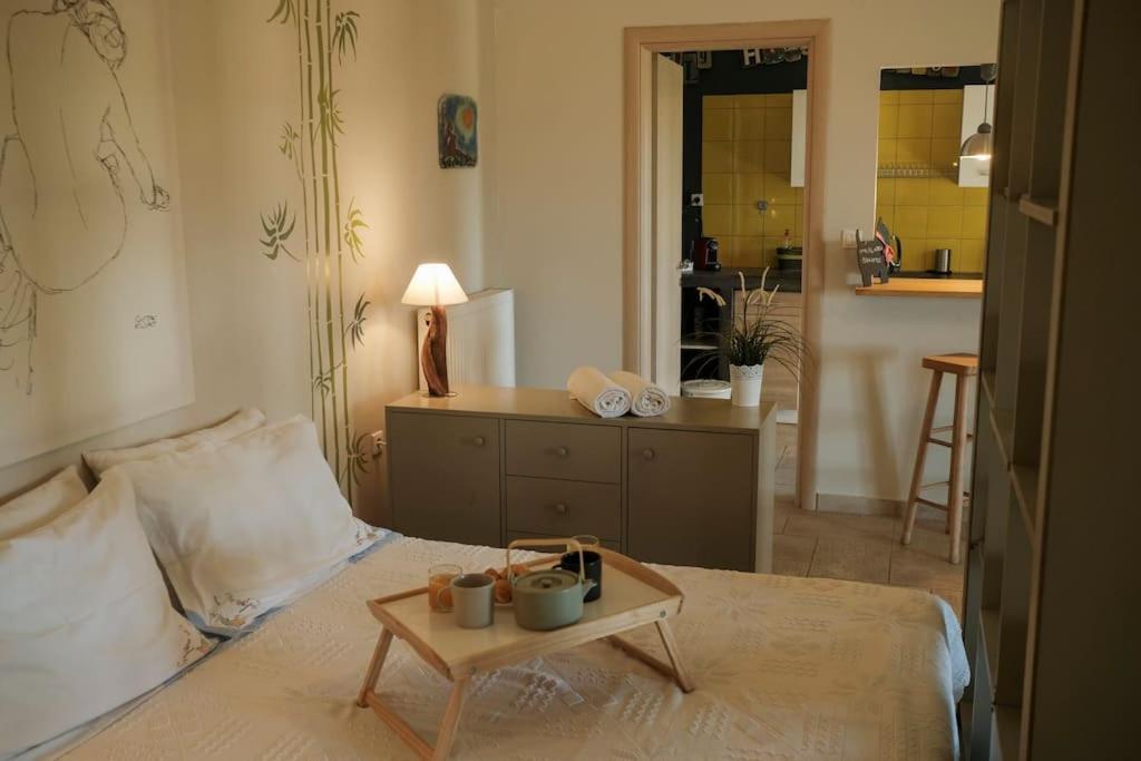 Apartment With Garden In Thessaloniki. Luaran gambar